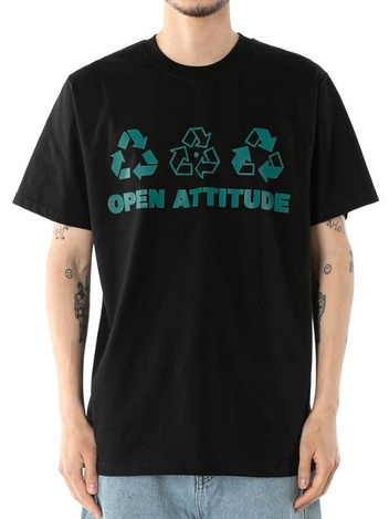 RECYCLE SHORT SLEEVE-BLACK (리사이클 반팔 - 블랙)