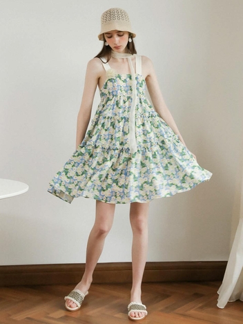 DD_French daisy floral dress