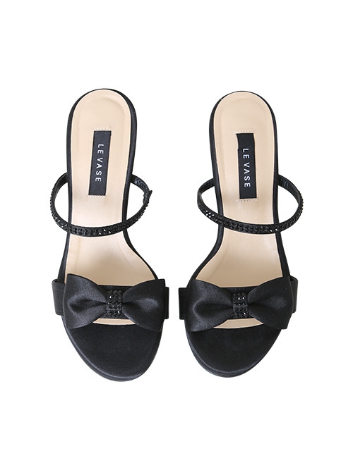 RIA SPANGLE SANDAL ( BLACK ) 