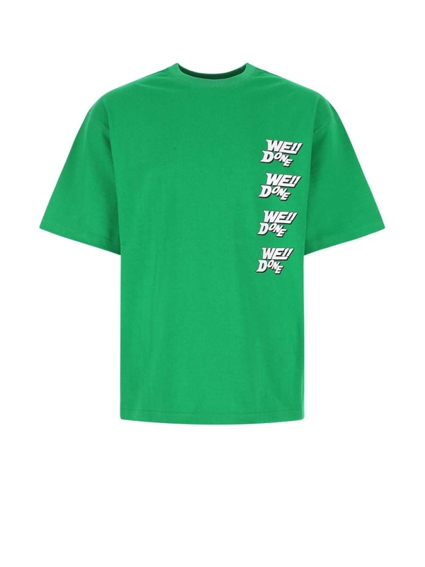 웰던 WE11 DONE T-SHIRT WDTT122641UGR GREEN