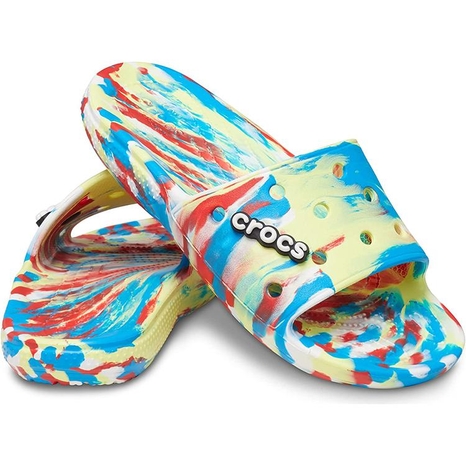 [해외] 크록스 Classic Slide Tie-Dye Graphics 서퍼