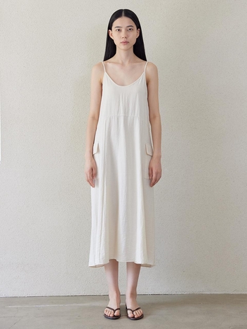 Vince Poket Sleeveless Ops_Cream
