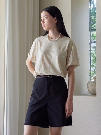Olive Logo T-shirt_Beige