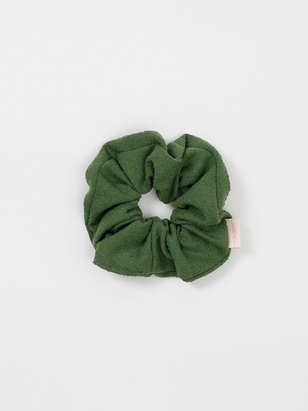 LE HAUL | FINE FLOWER SCRUNCH (GREEN) FINE FLOWER SCRUNCH (GREEN)