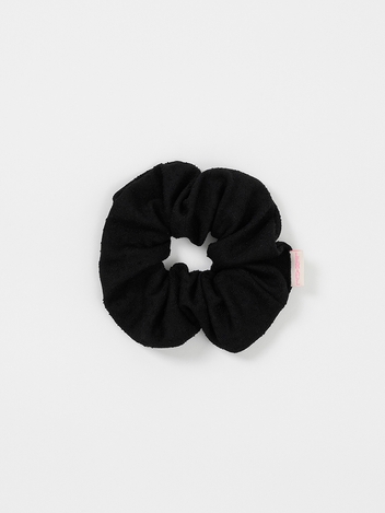 FINE FLOWER SCRUNCH (BLACK)