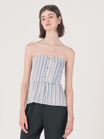 WED_Tube knit top_BLUE