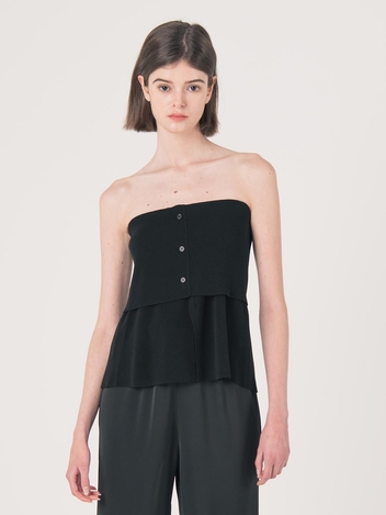 WED_Tube knit top_BLACK