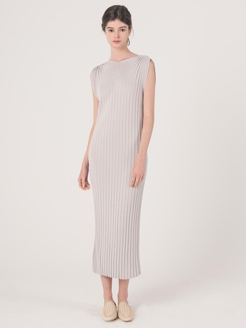WED_V neck line modern dress_GRAY