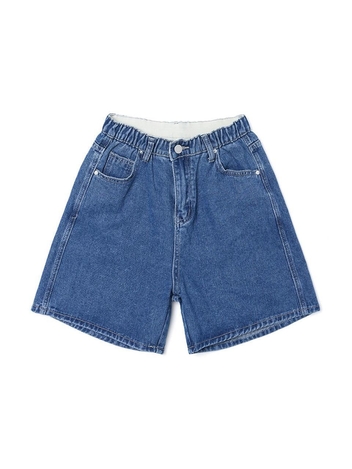 23 SS 여성 3부 데님 반바지 (INDIGO)