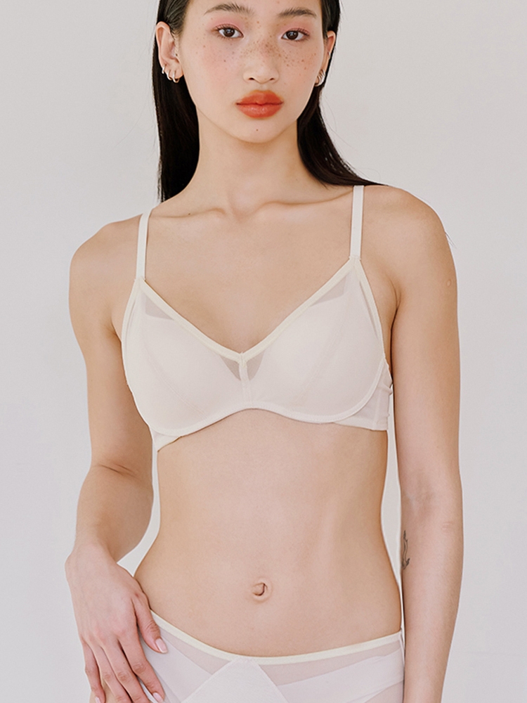 Zoey Ultra-Volume Bralette Set _Beige