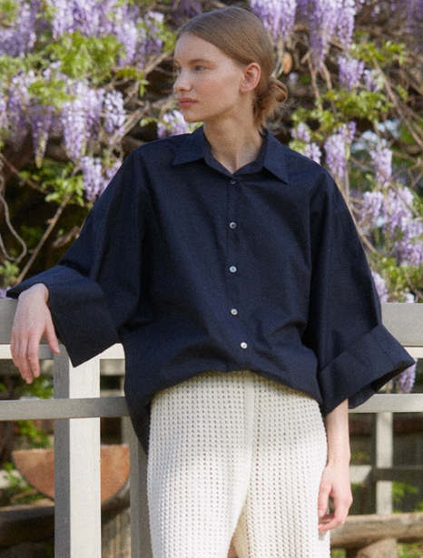 Dolman shirt (navy)