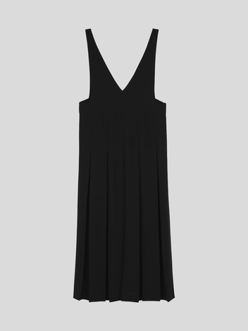 Crepe pleats dress WBCSOP008BK