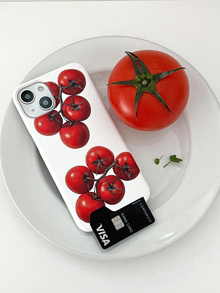 red tomato 디자인 [카드수납 폰케이스]