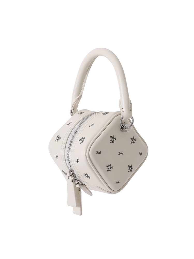 GIGI CUBE MINI BAG-WHITE