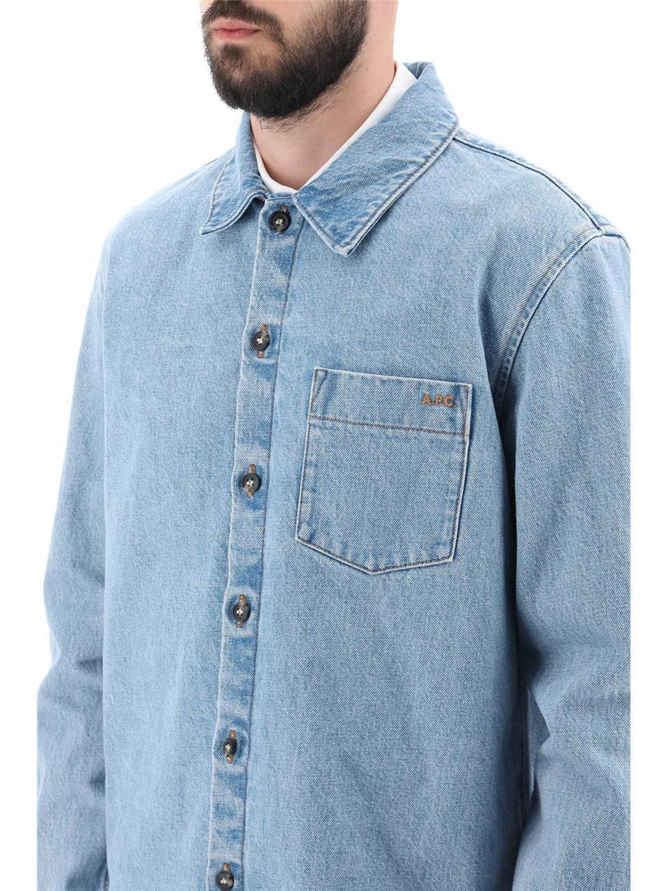 A.P.C. | 아페쎄 A.p.c. vittorio brodee poitrine denim overshirt