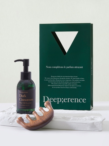 [선물포장] 다크시나몬 헤어 오일 에센스120ml + 우든 스칼프 괄사