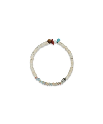 HANDMADE WAVES RISE GEMSTONE BRACELET