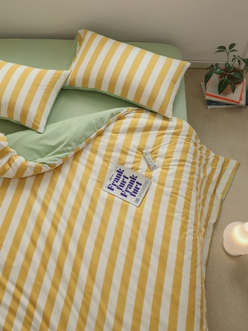 Genie yellow 이불커버