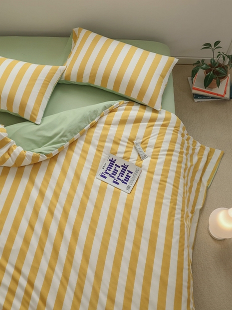Genie yellow 이불커버