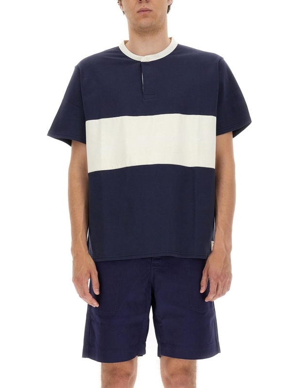 HENLEY T-SHIRT  UMTM0606_OGHNAVY