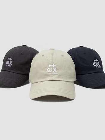 [1+1]ORGANIC COTTON MINI LOGO CAP (3 colors)
