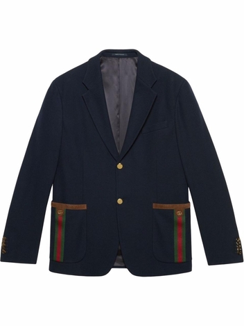 구찌 Gucci Jackets Blue 673264Z8AR04433