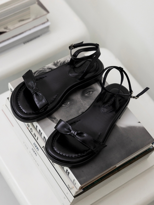 Ribbon Sandals_Black