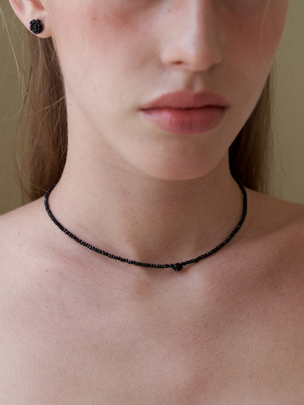 1 Rose Spinel Choker_3Color