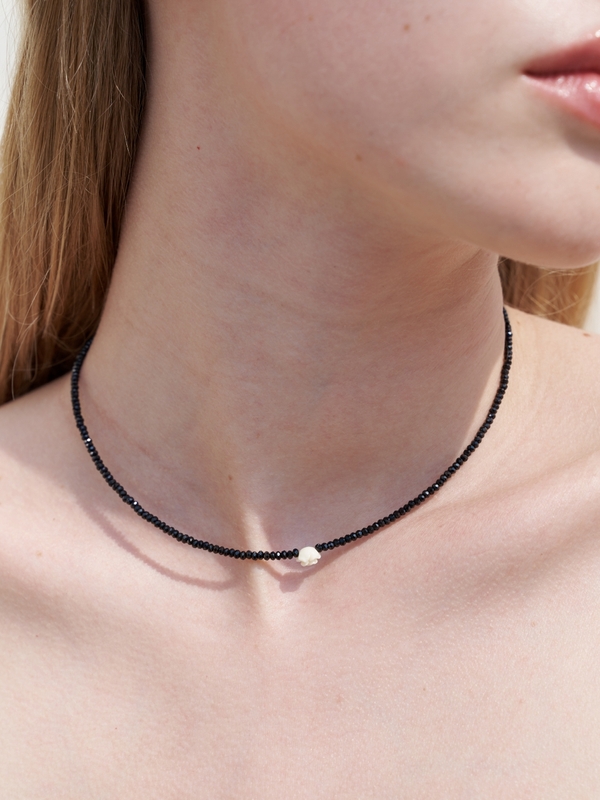 1 Rose Spinel Choker_3Color