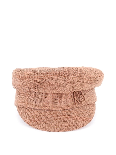 루슬란바킨스키 Ruslan baginskiy raffia baker boy hat with embroidery KPC SRB