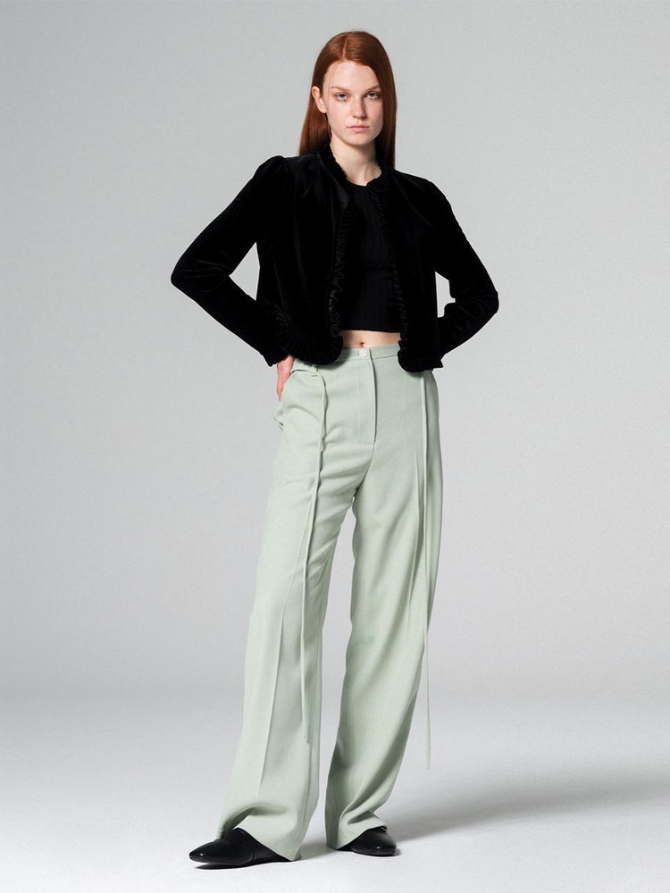 Comfy Wide-Fit Pants Mint WBCFPA003MT