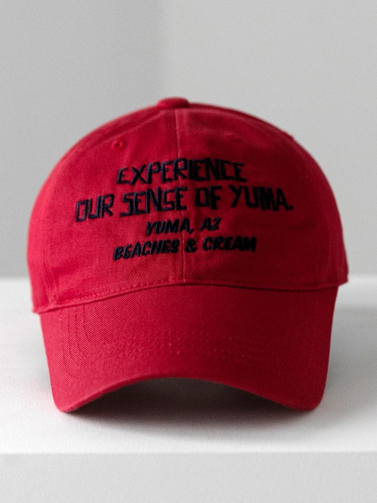 YUMA. AZ BALL CAP-RED