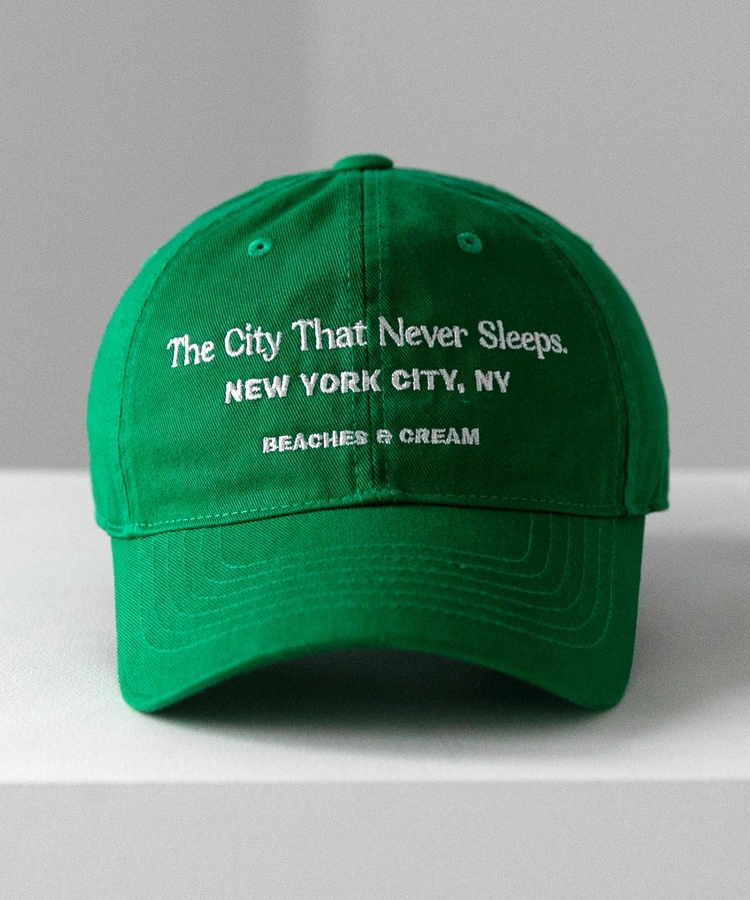 NEW YORK CITY. NY BALL CAP-GREEN