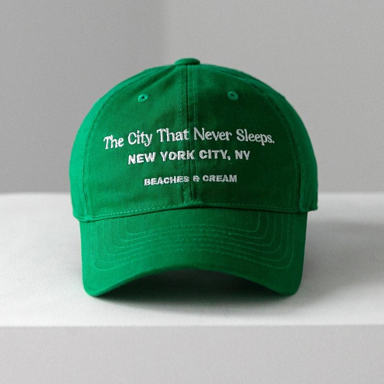 NEW YORK CITY. NY BALL CAP-GREEN