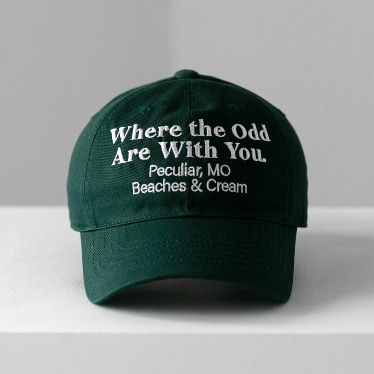 PECULIAR. MO BALL CAP-DARK GREEN