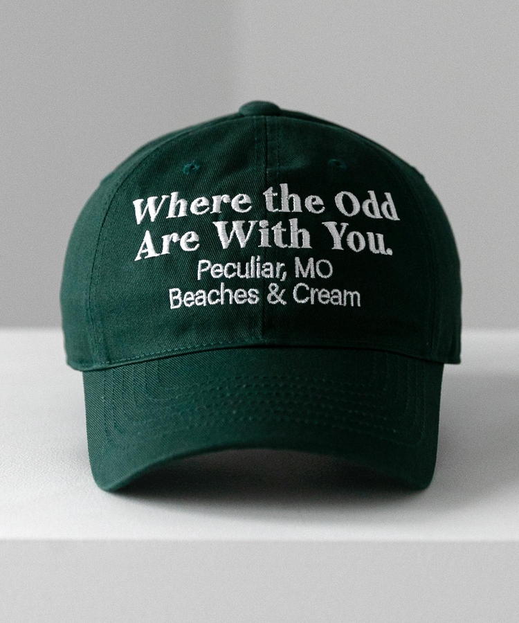 PECULIAR. MO BALL CAP-DARK GREEN