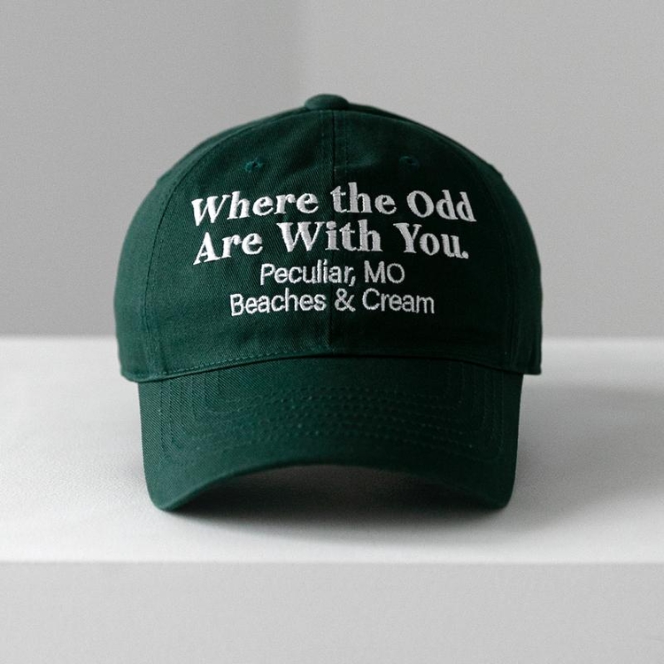 PECULIAR. MO BALL CAP-DARK GREEN