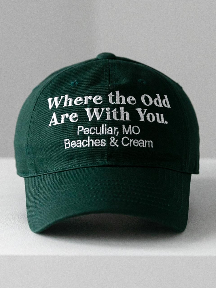 PECULIAR. MO BALL CAP-DARK GREEN