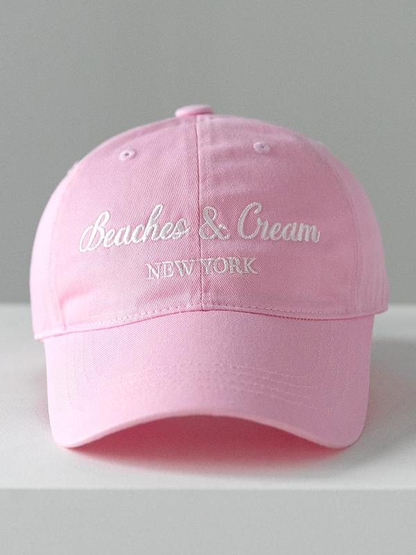 NEW YORK BALL CAP-LIGHT PINK