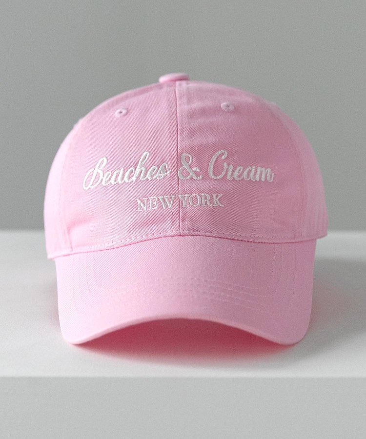 NEW YORK BALL CAP-LIGHT PINK