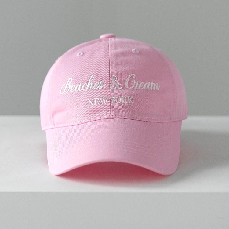 NEW YORK BALL CAP-LIGHT PINK