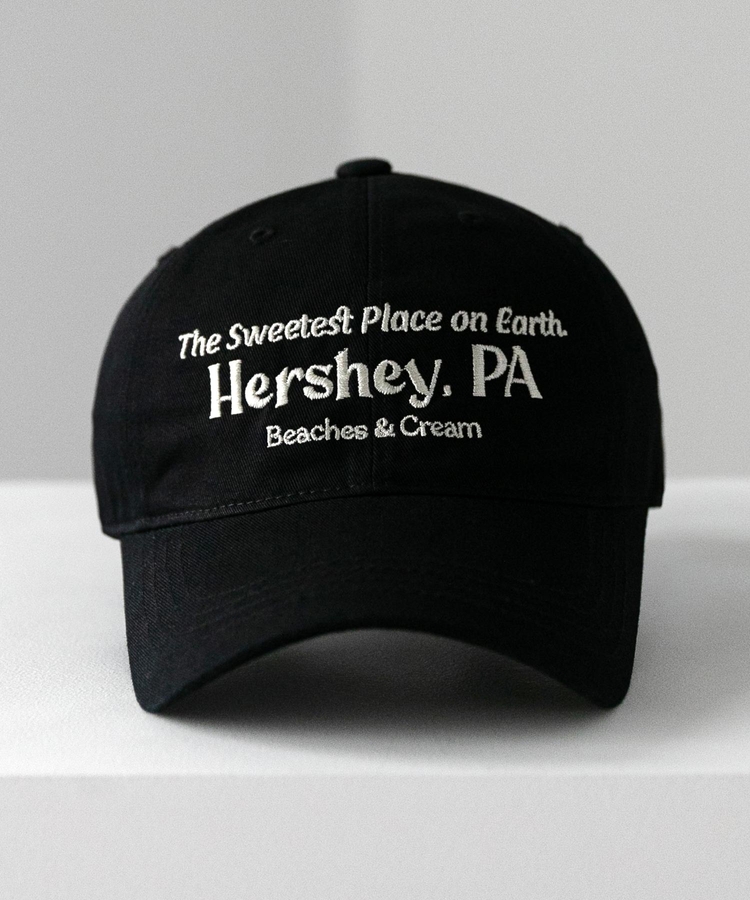 HERSHEY. PA BALL CAP-BLACK