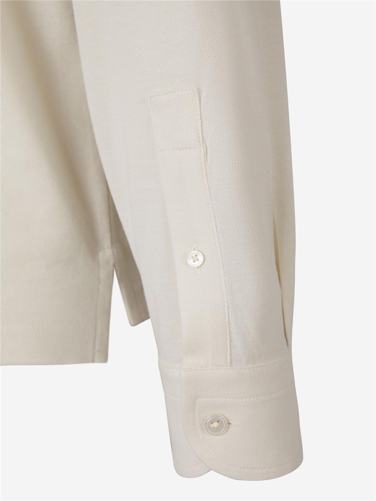 톰 포드 Plain Silk Polo Shirt JLP001-JMC003S23SILK