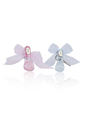 HE048 Has logo glass shoes keyring
