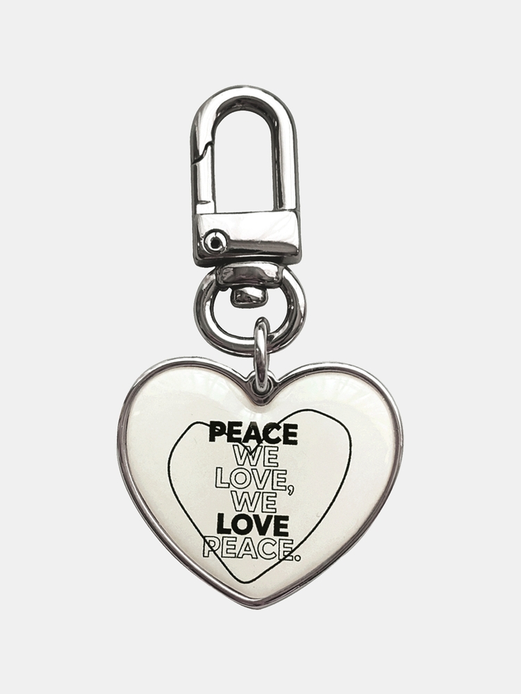 [키링] Cream Heart Keyring