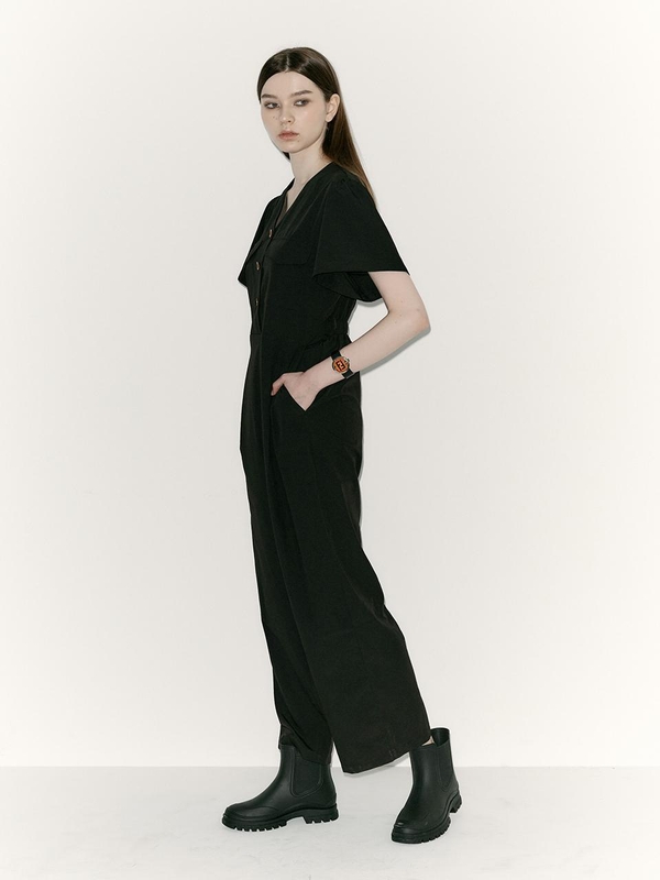 AR_French style casual jumpsuit