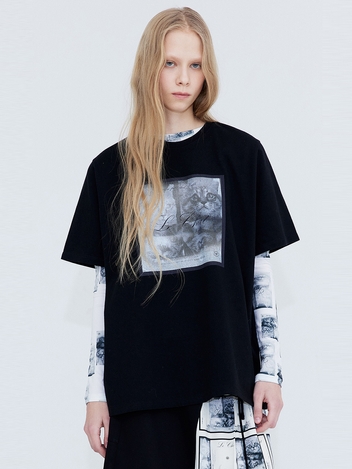 Waffle Boxy-T_Black