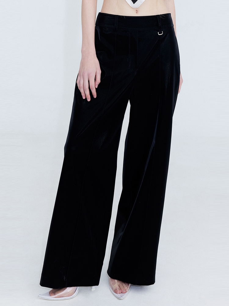 Wide Banding Pants_Black