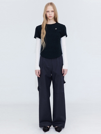Cotton Cargo Pants_Charcoal