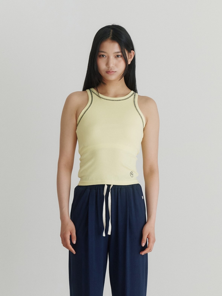 Pita Sleeveless Top - Lemon